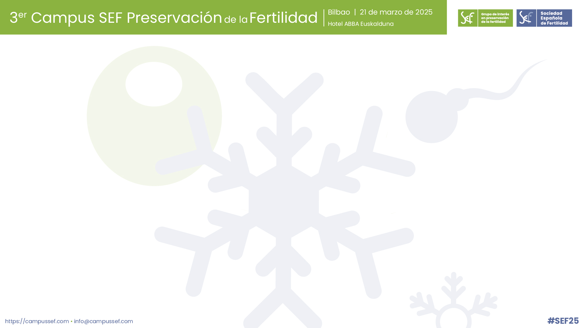 3ER CAMPUS SEF PRESERVACIÓN DE LA FERTILIDAD BILBAO 2025 - Plantilla